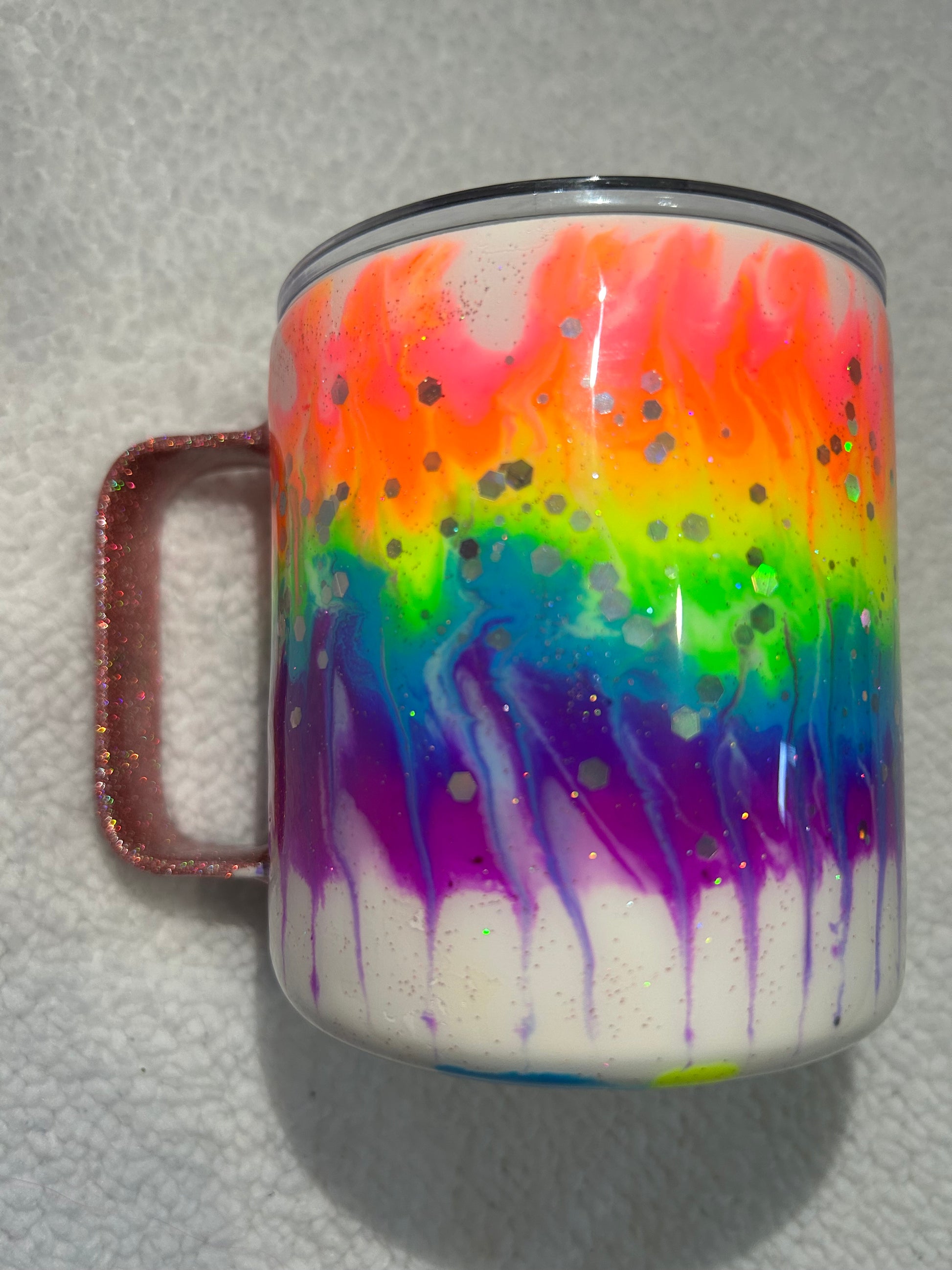 Rainbow bougie mug tumbler