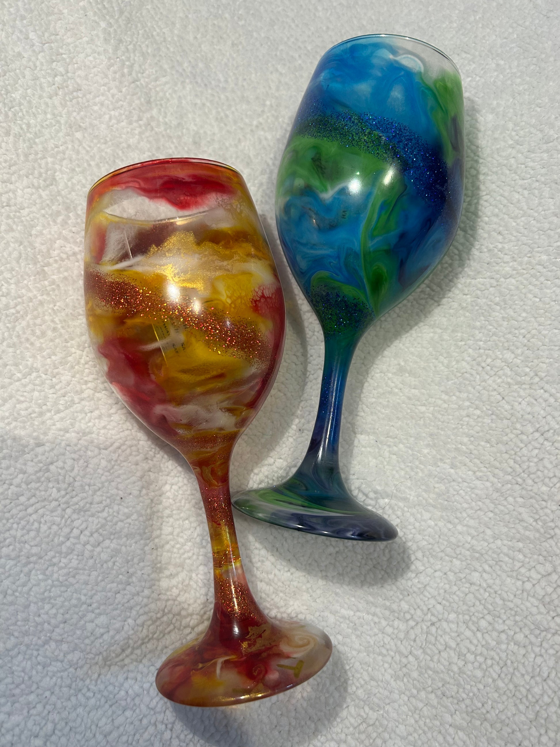 Cold&hot colour wine glass set