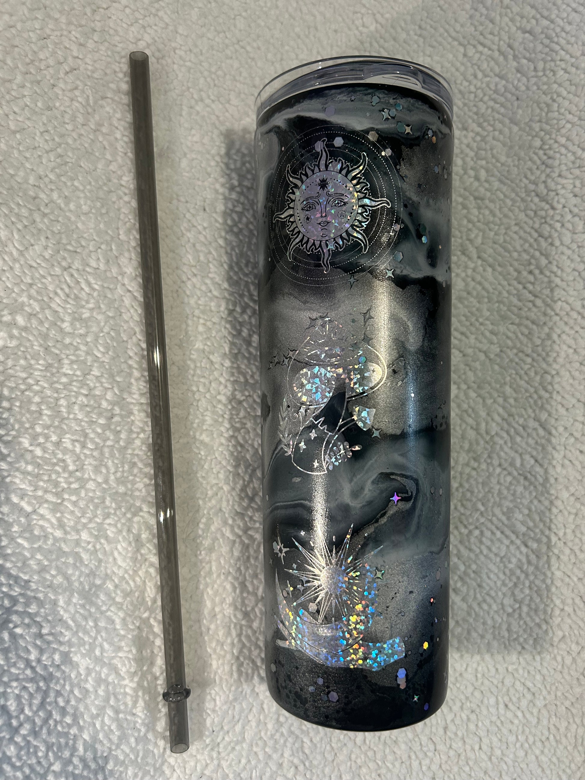 Holographic moon/sun tumbler