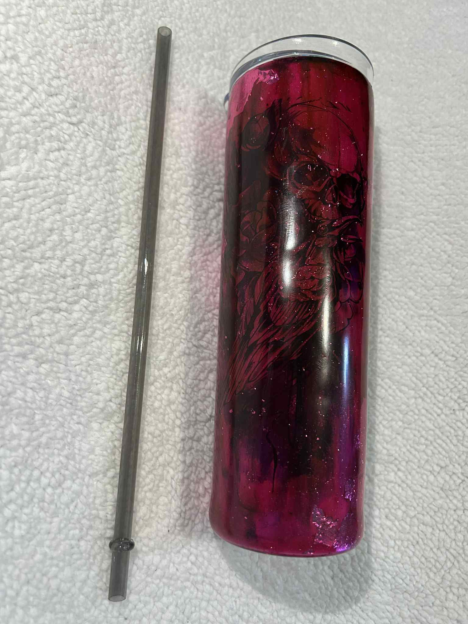 Red Skull 20oz tumbler