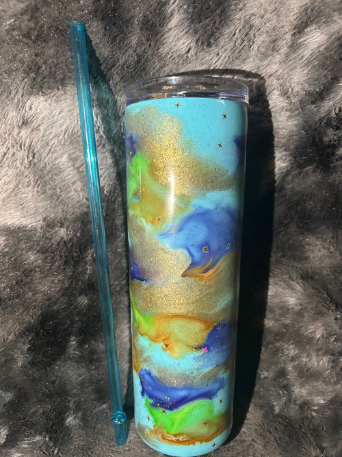 20oz Ink Swirl Tumbler